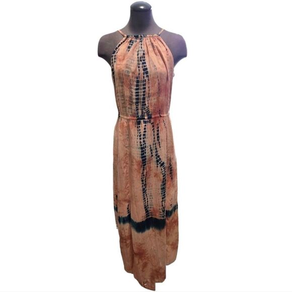 NWT AMERICAN RAG BOHO TIE DYE DRESS WITH SLITS ON BOTH SIDES SZ.SM - Picture 1 of 4
